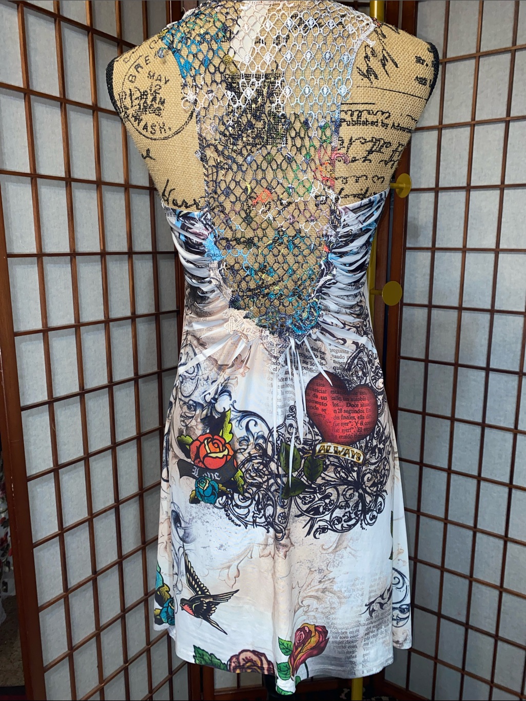 S-Twelve Sleeveless Mini Dress